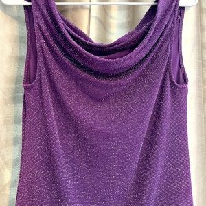 Jennifer Lopez plum with silver glitter top!!